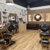 Interior de Barbería Pablo Olivares