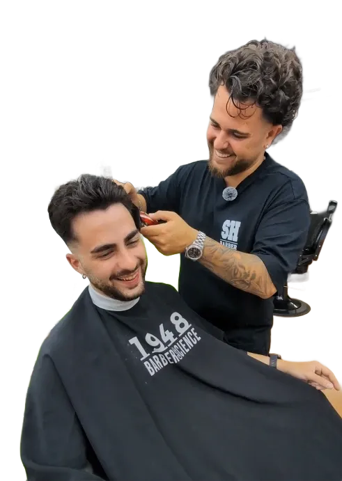 Servicio de barbería en SH Barber de Cartagena